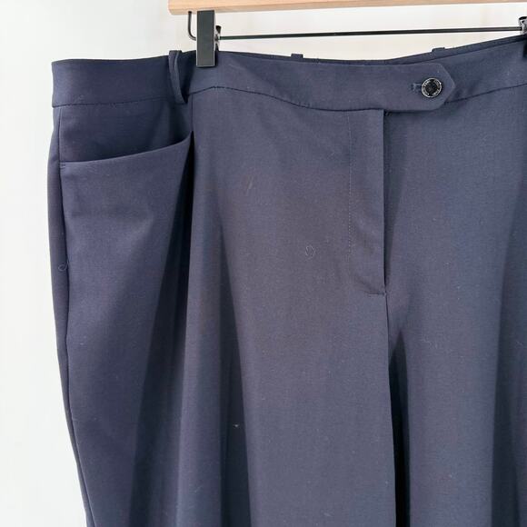 CALVIN KLEIN Pants Size 22W Modern Fit NWT Tapered Leg Business Navy Plus Curvy - Picture 8 of 13